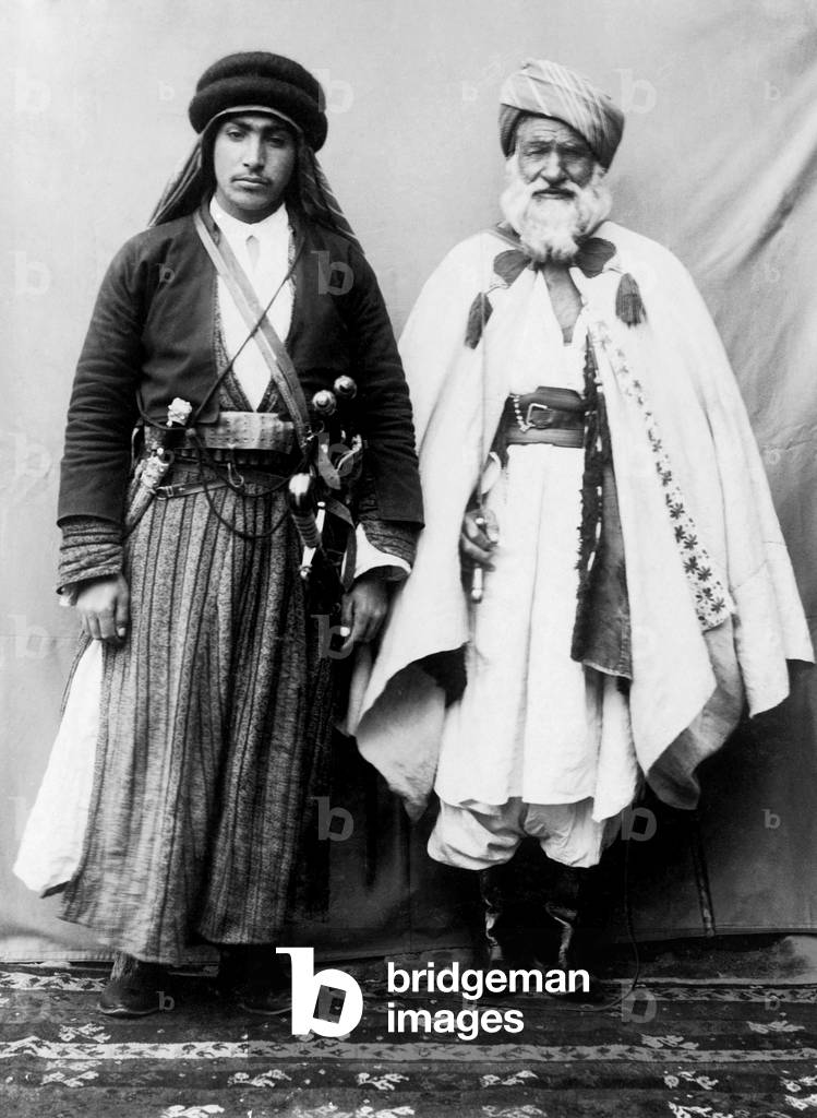 Turkey, Kurds, 1900 (b/w photo)