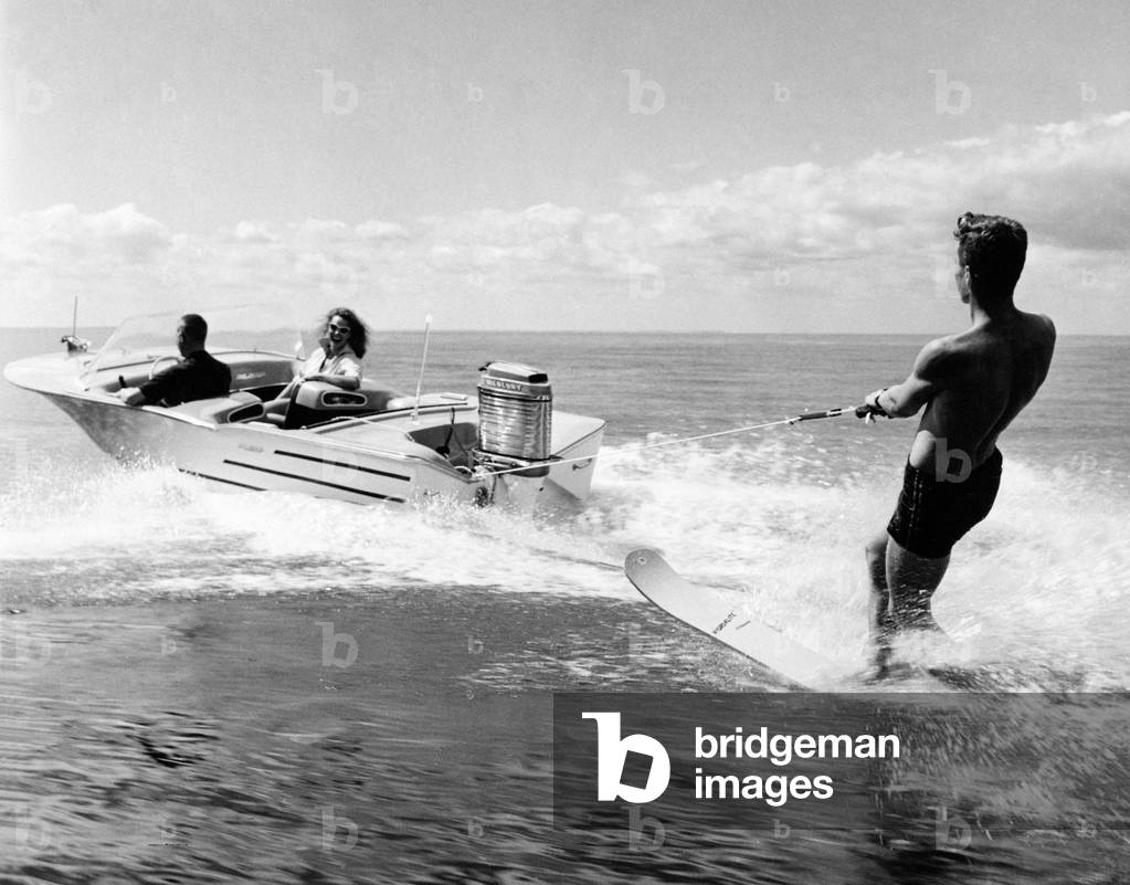 Swimsuit, 1960 (b/w photo)