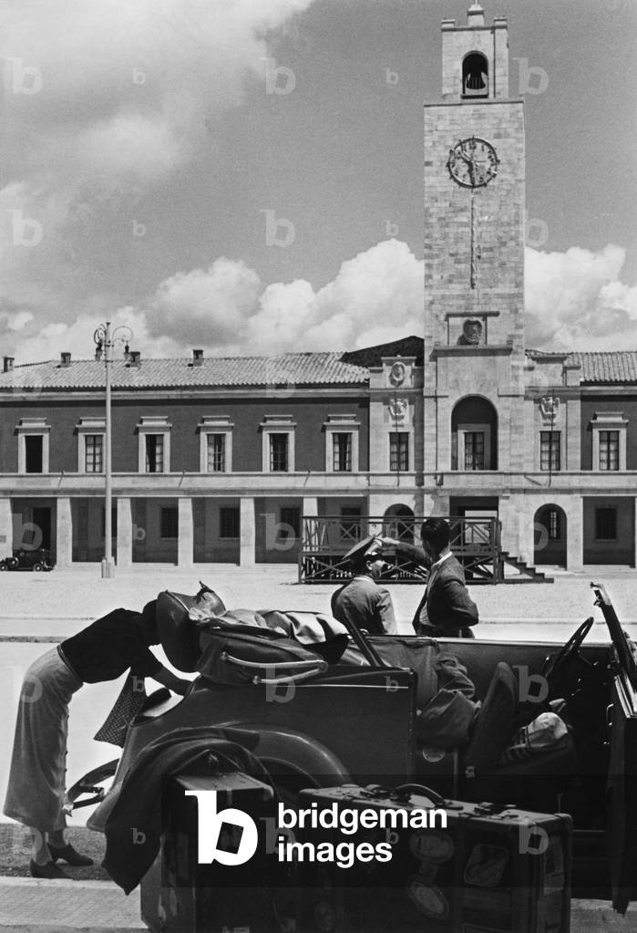 Lazio, the municipality of littoria, 1920-30 (b/w photo)