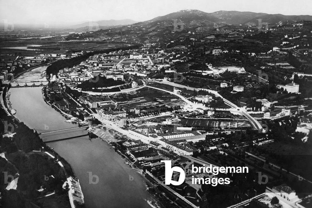 Turin, Piemonte, Italy, 1910 (b/w photo)