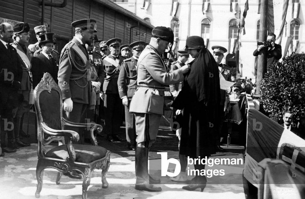 Benito Mussolini, 1930 (b/w photo)