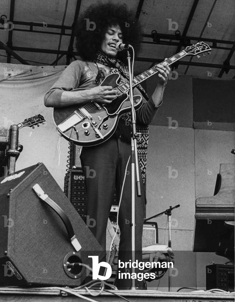 Shuggie Otis, 1970s (b/w photo)