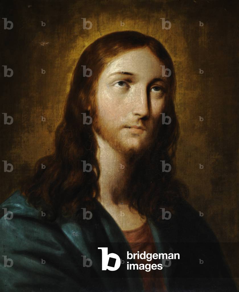 Head of Christ (oil on canvas)