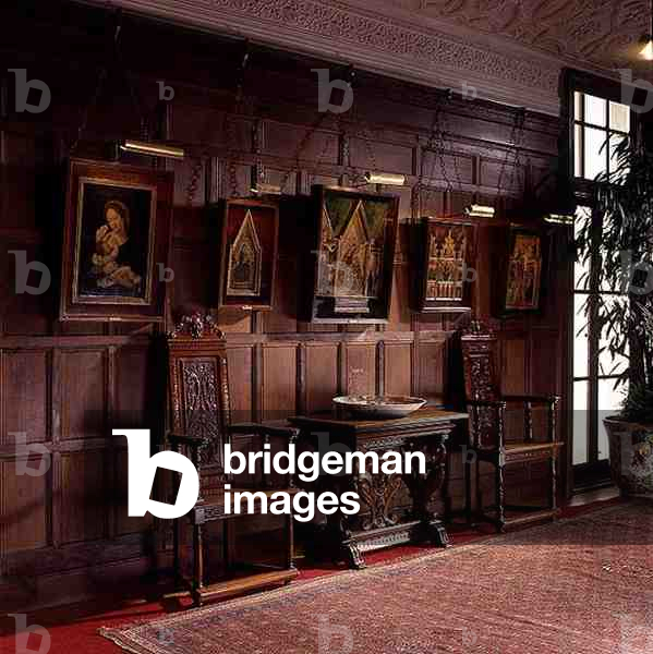 The end of the corridor running around the central courtyard (photo)