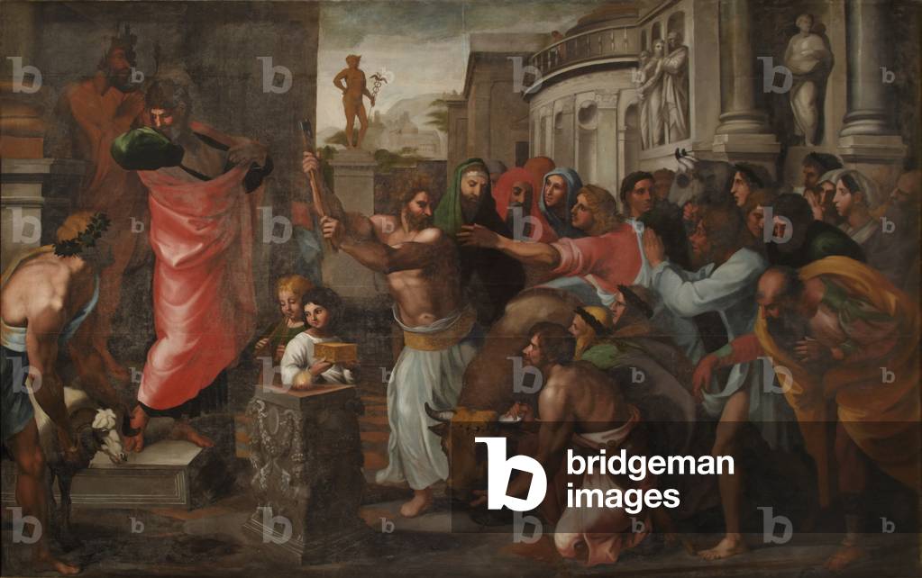 Paul and Barnabas at Lycaonia (after Raphael)