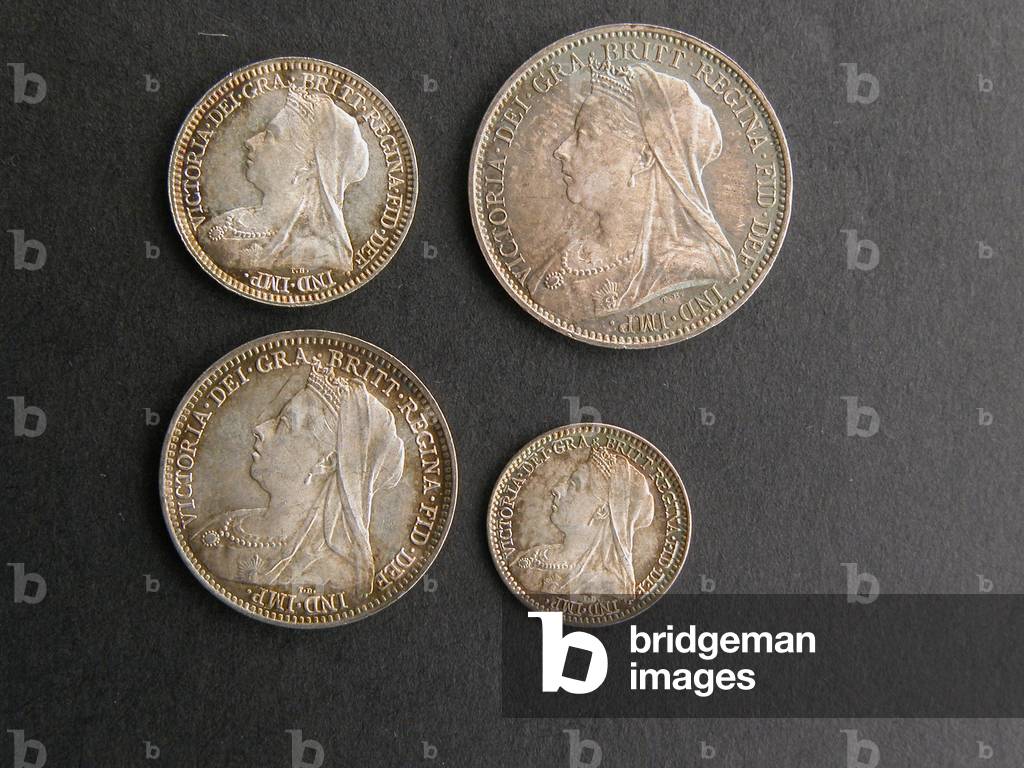 Set of Maundy coins, 1894 (silver)