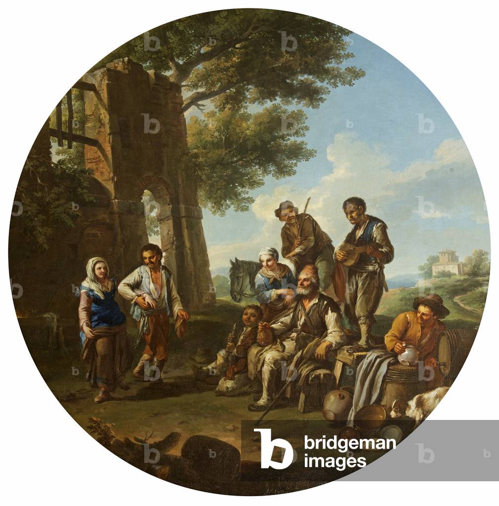 Peasants outside a Town Gate