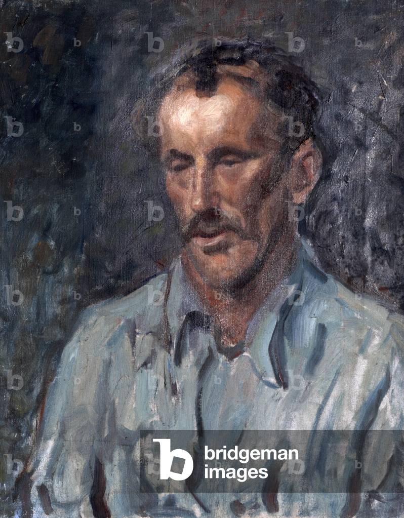 A St Ives Fisherman (oil on canvas)