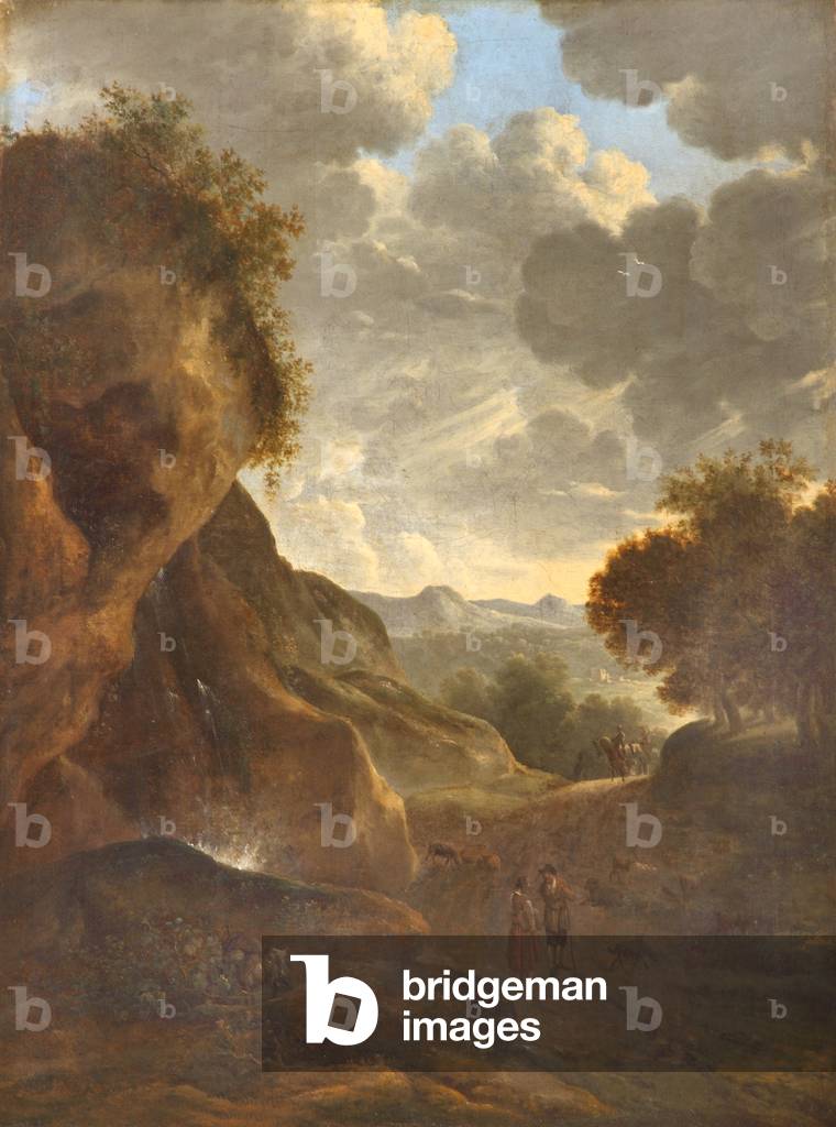 A Landscape with Travellers on a Rocky Road