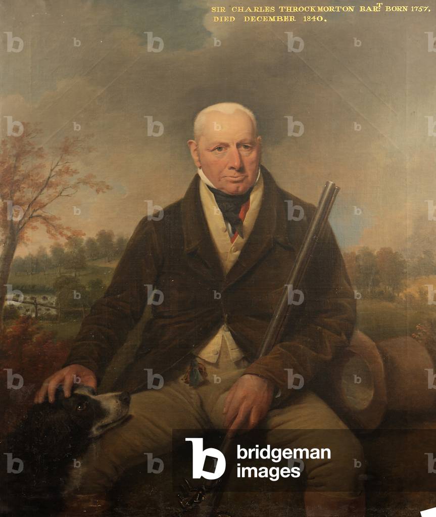 Sir Charles Throckmorton (oil on canvas)