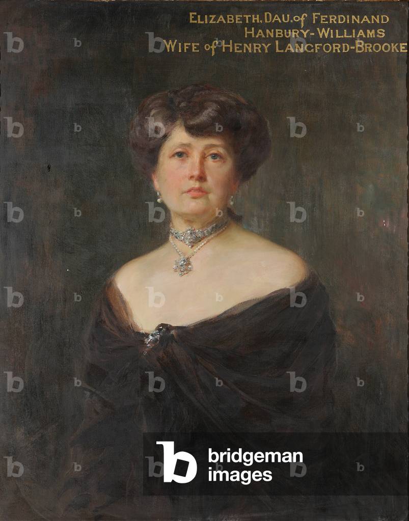 Elizabeth Hanbury-Williams, Mrs Henry Langford-Brooke (oil on canvas)