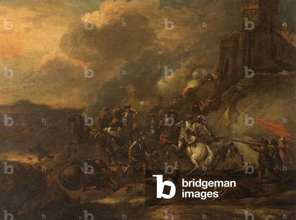 A Cavalry Battle Scene