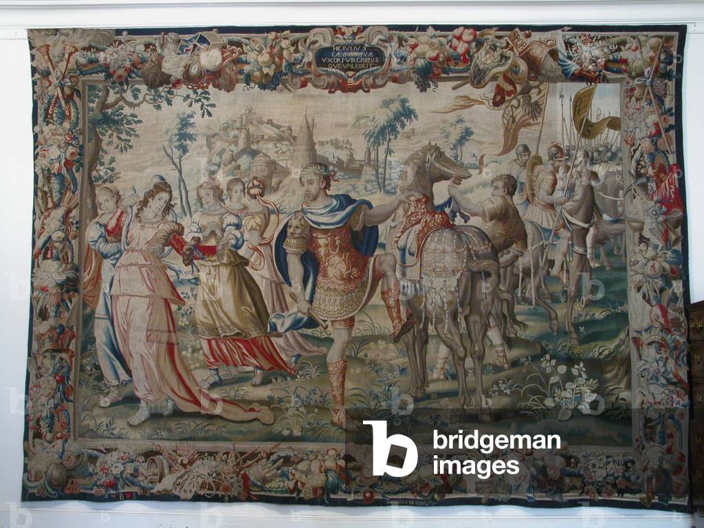 The Departure of Caesar, c.1655-70 (wool & silk)