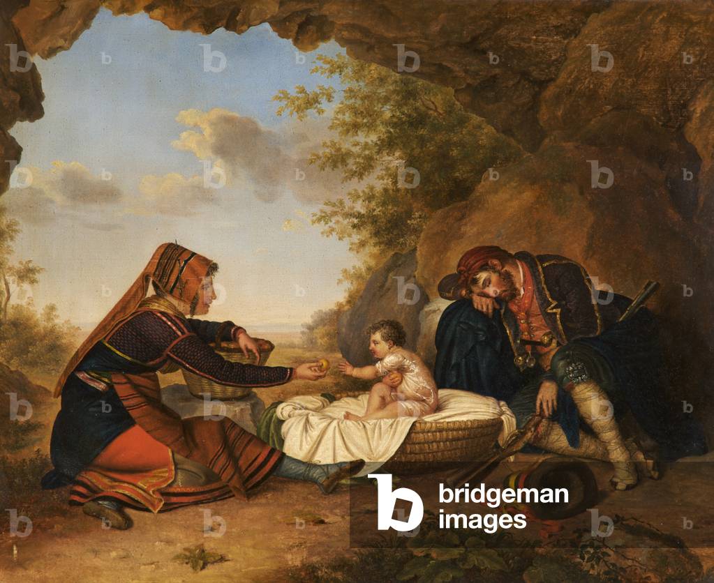 Italian Peasant Scene