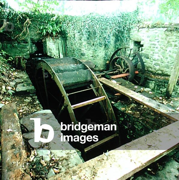 The restored waterwheel (photo)