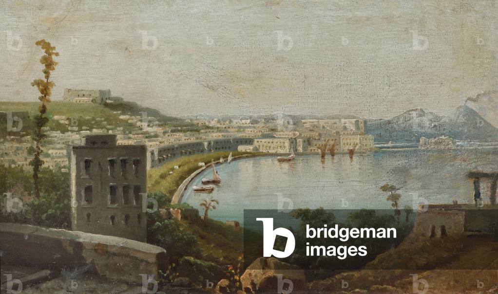 View of the Bay of Naples, with the Chiaia