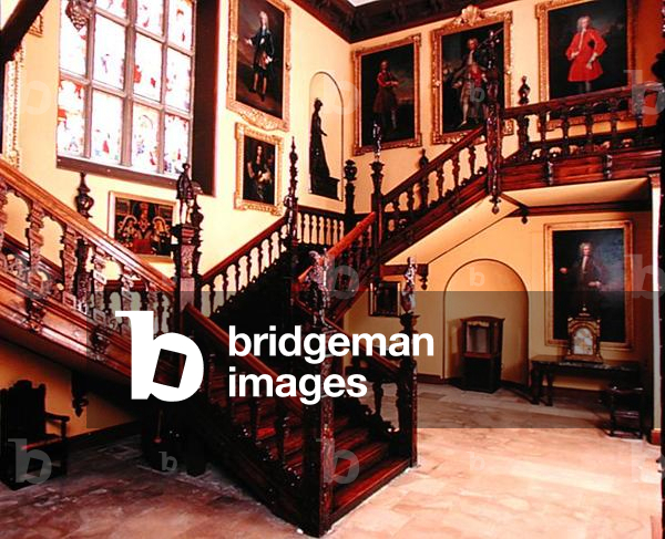 The Staircase in the Great Hall, Blickling Hall, Norfolk (photo)