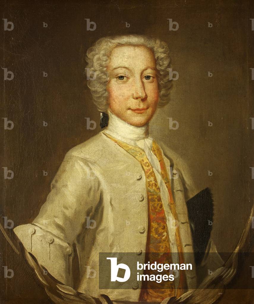 An Unknown Man in a Silver-white Coat