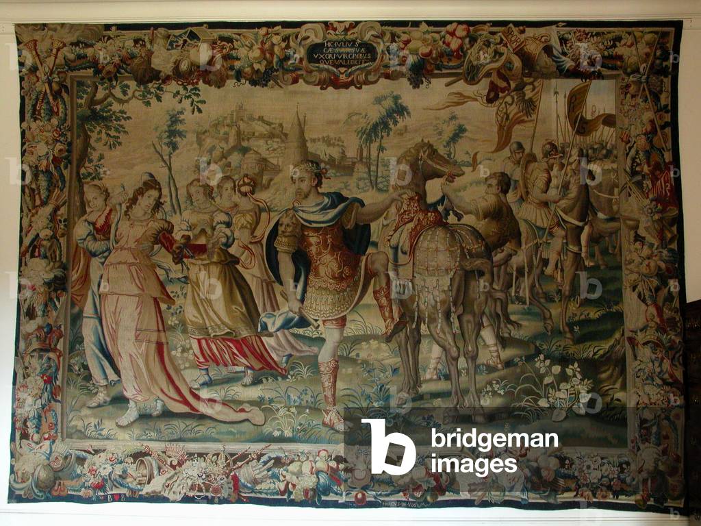 The Departure of Caesar, c.1655-70 (wool & silk)