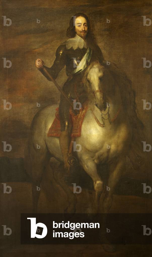 King Charles I (1600-1649)  on Horseback
