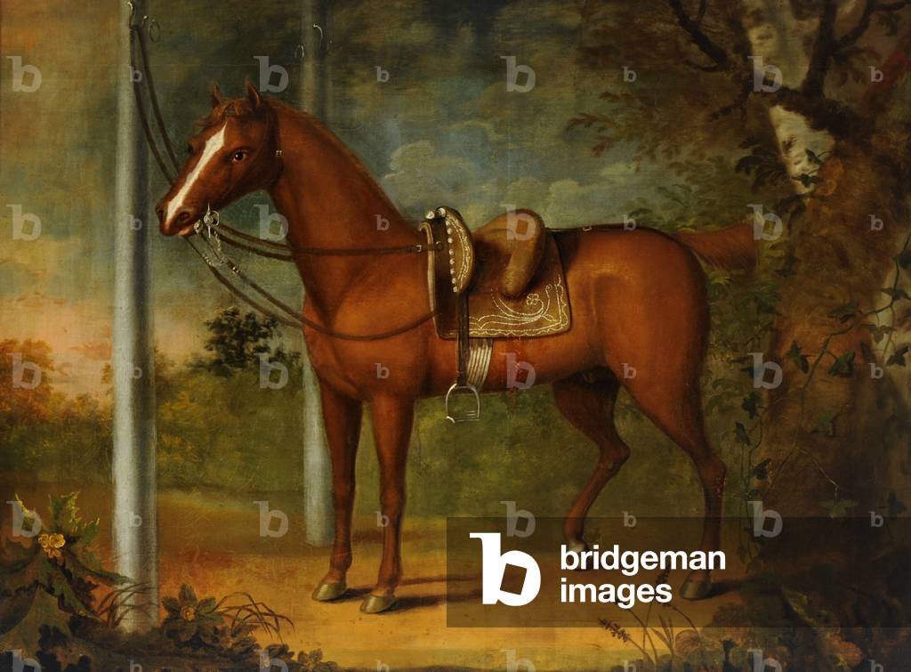 A Chestnut Horse in a Landscape