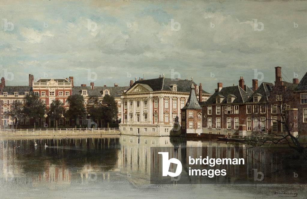 View of The Hague (The Mauritshuis and part of the Binnenhof)