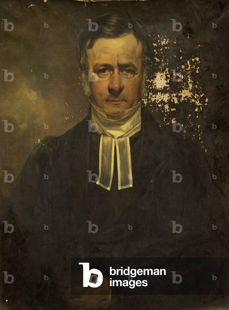 A Portrait of a Reverend, probably a Member of the Blathwayt Family (oil on canvas)