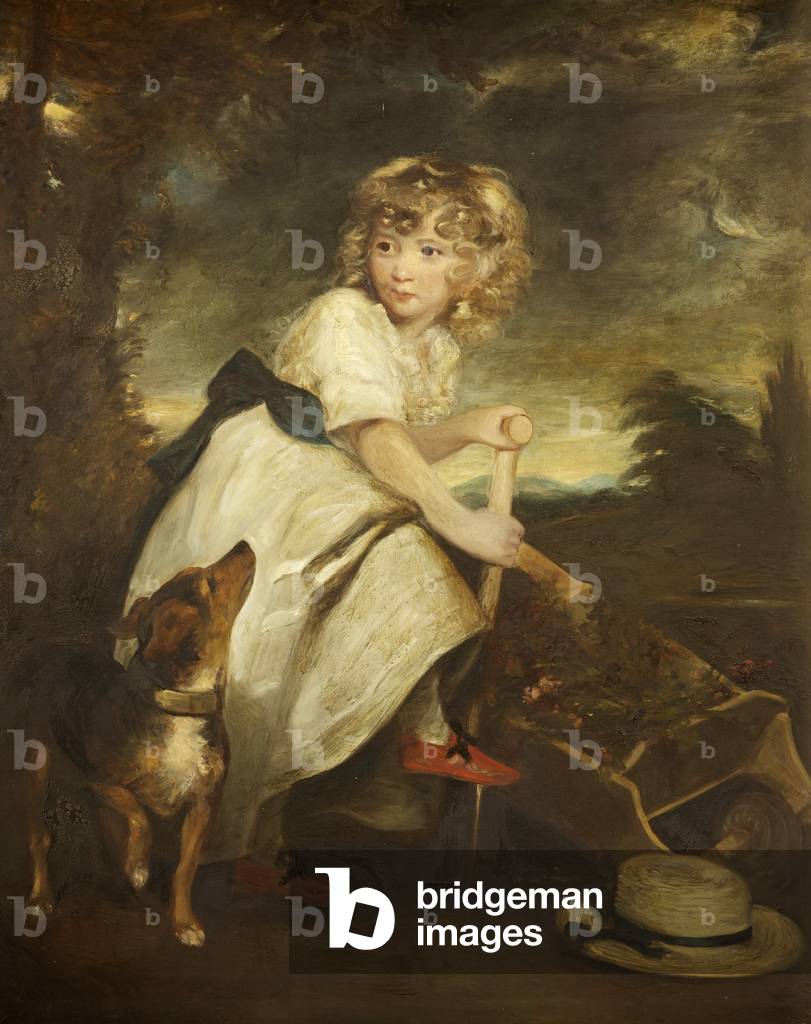 Master Henry Hoare (1784-1836), as a boy gardening