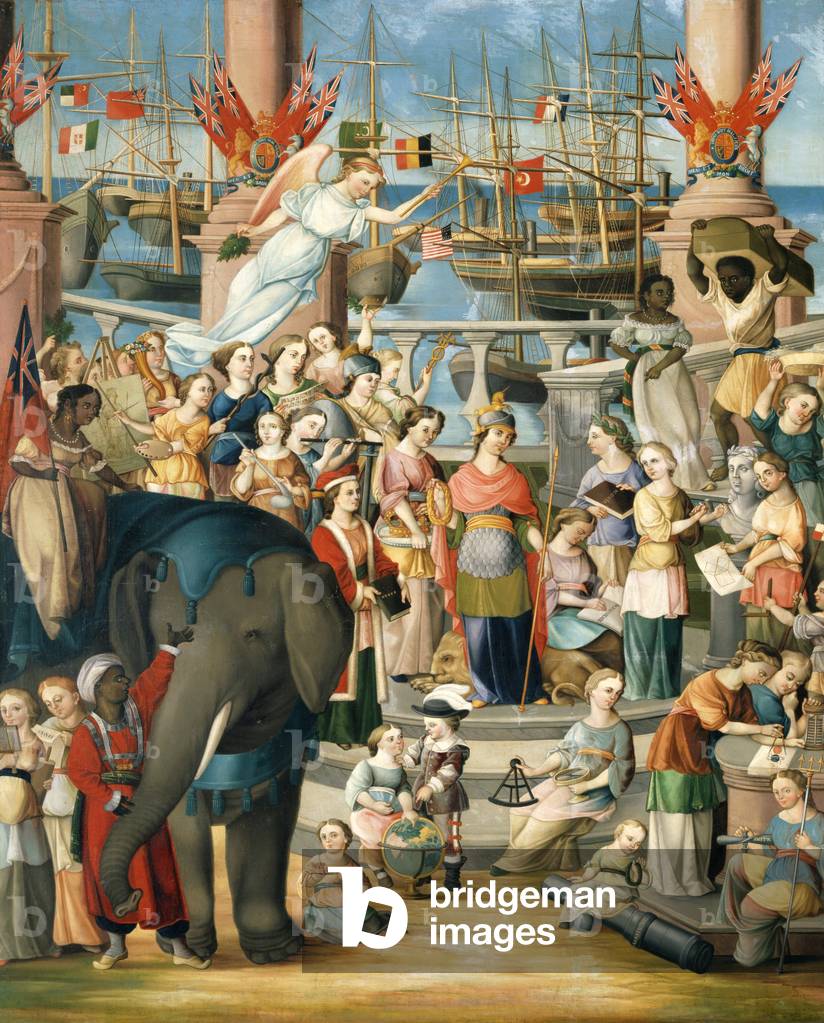 An Allegory of Britannia Triumphant, c.1815 (oil on canvas)