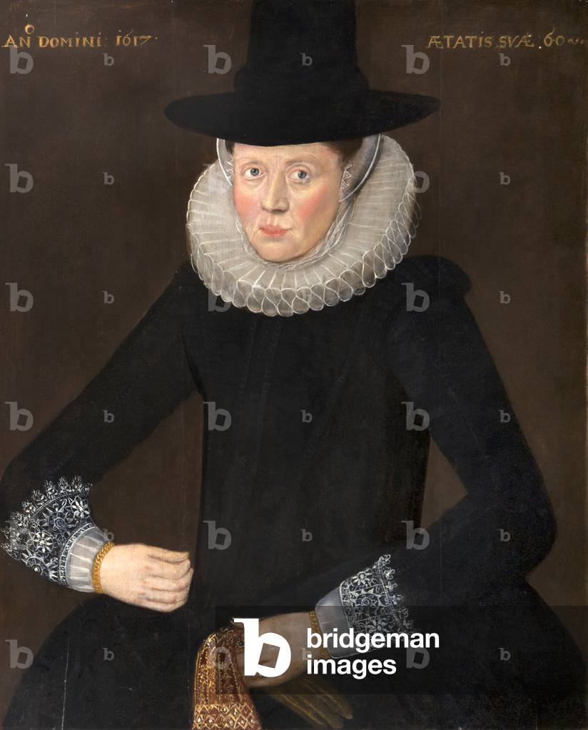 An Unknown Woman, supposedly aged 60, (once said to be of the Gilly family, possibly the third wife of Sir James Altham, d.1617)