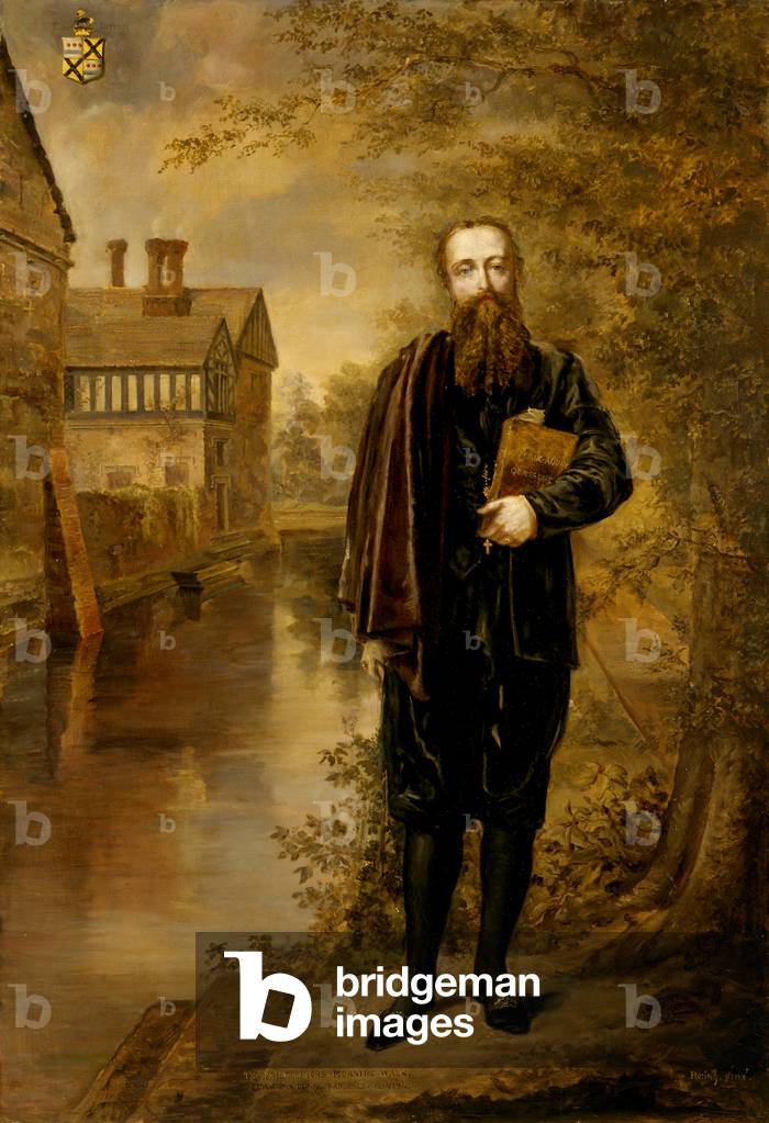 The Philosopher's Morning Walk (oil on canvas)