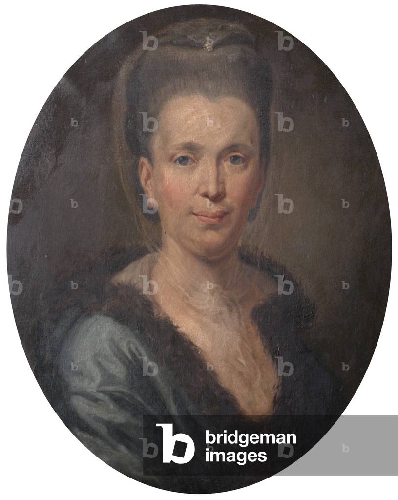 An unknown lady (oil on canvas)