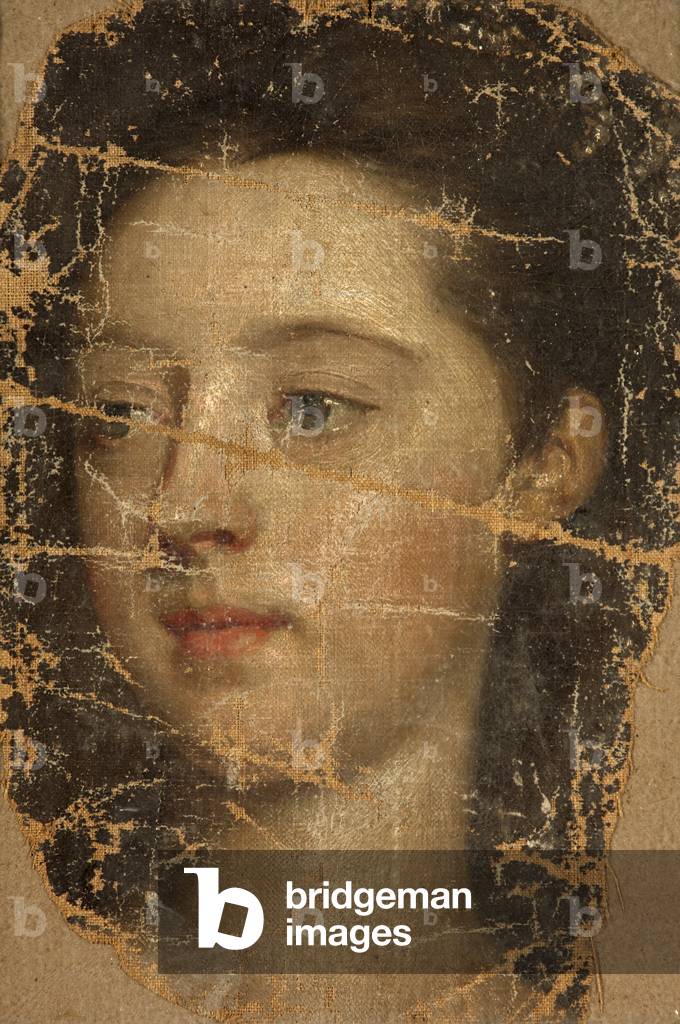 A Girl's Head (fragment)