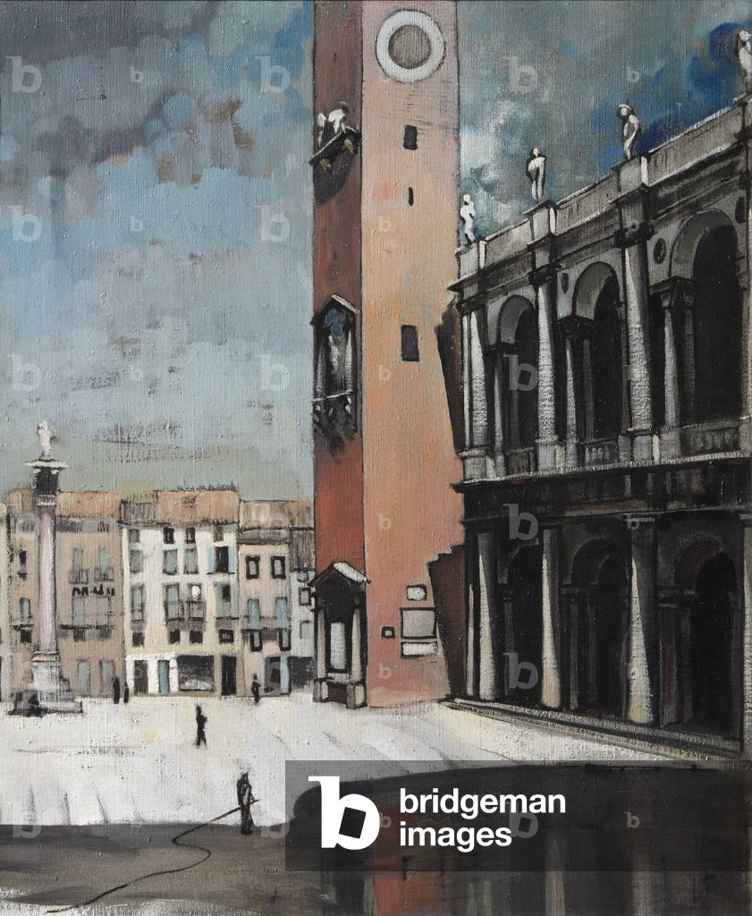 Piazza dei Signori, Vicenza (oil on canvas)