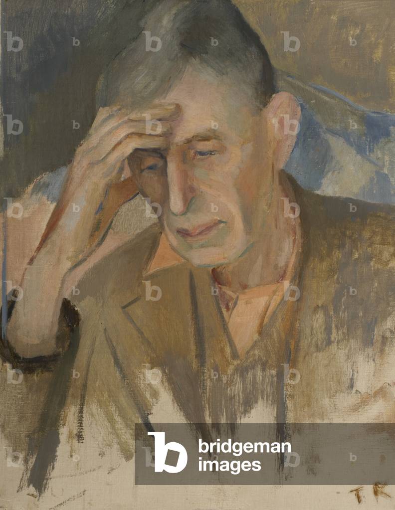 Leonard Sidney Woolf (oil on paper)