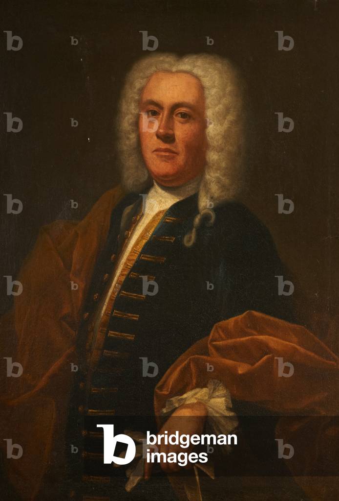 An unknown man, 1730 (oil on canvas)