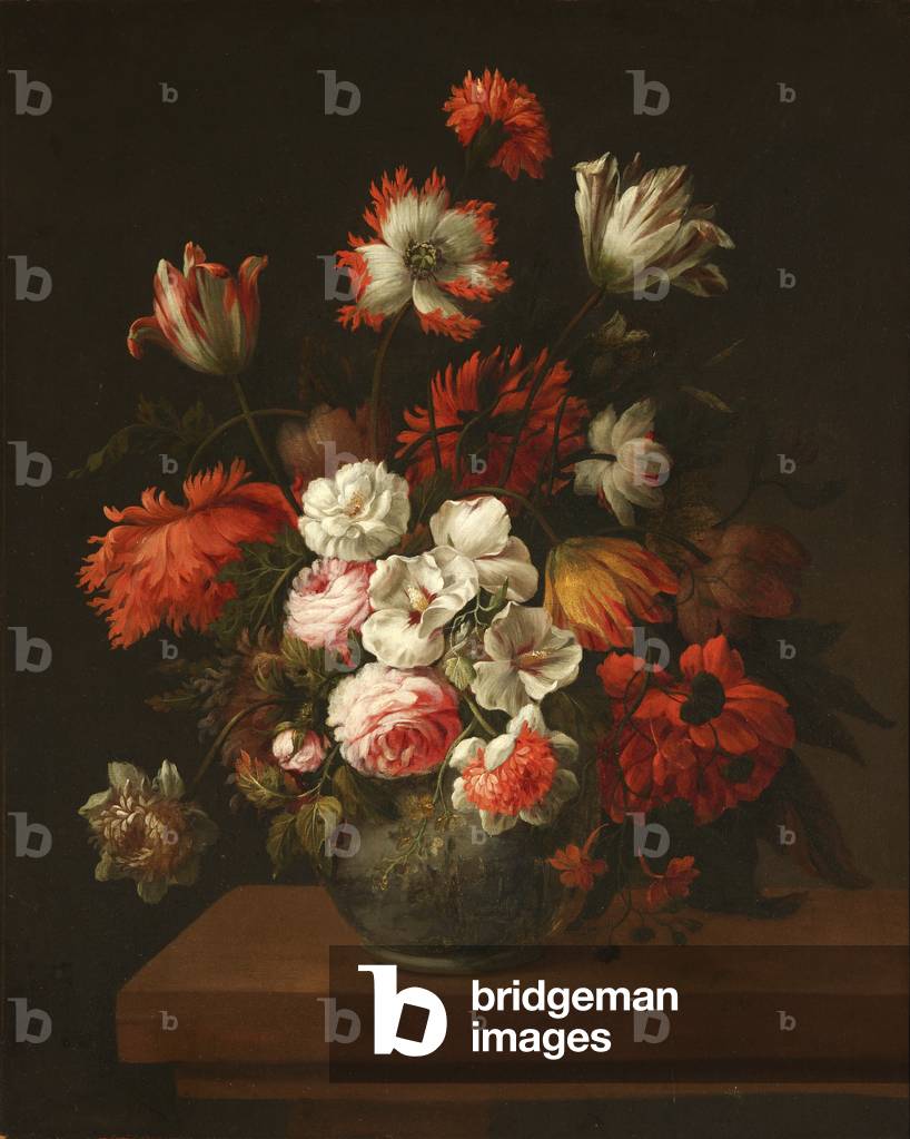 Flowers in a China Vase
