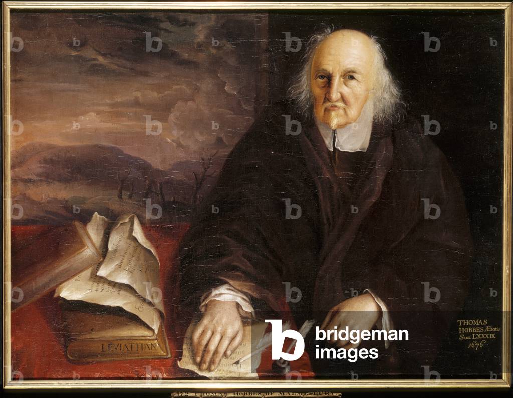 Thomas Hobbes, 1676 (oil on canvas)