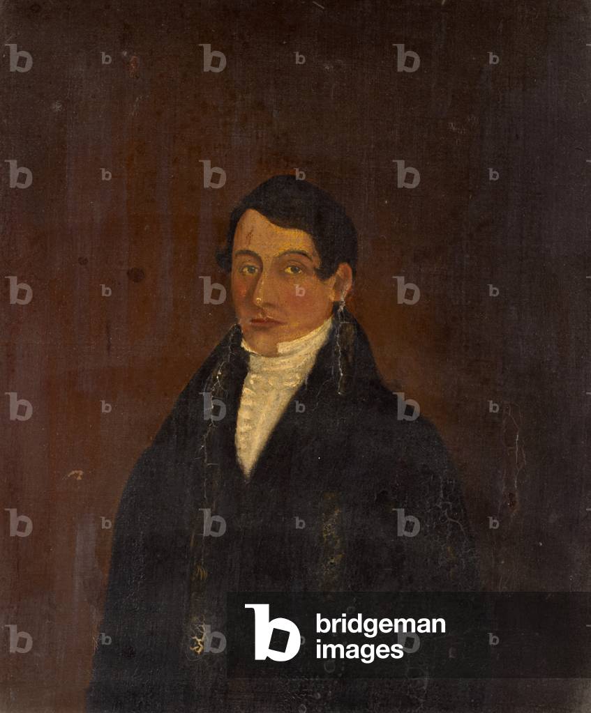 An unknown man (oil on canvas)