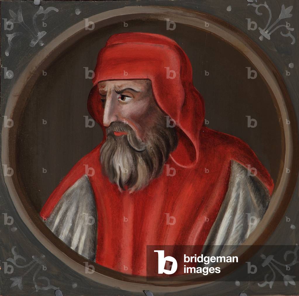 An Old Testament  Prophet (?A Priest in a Red Scapular)
