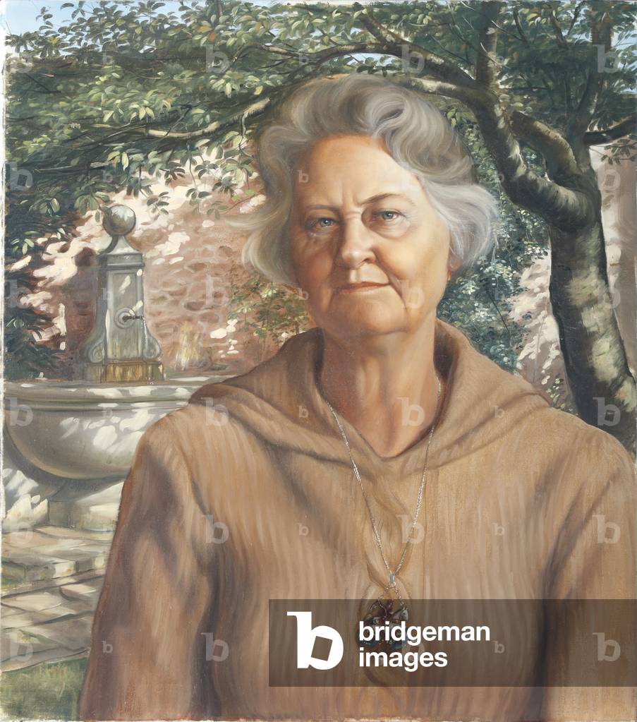 Dorothea Elizabeth Irving, Lady Brunner, c.1980 (oil on canvas)