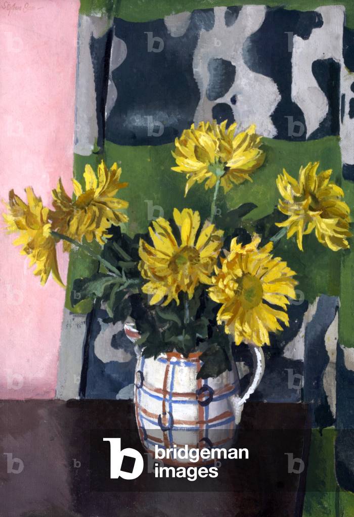 Chrysanthemums, 1930s (oil on canvas)