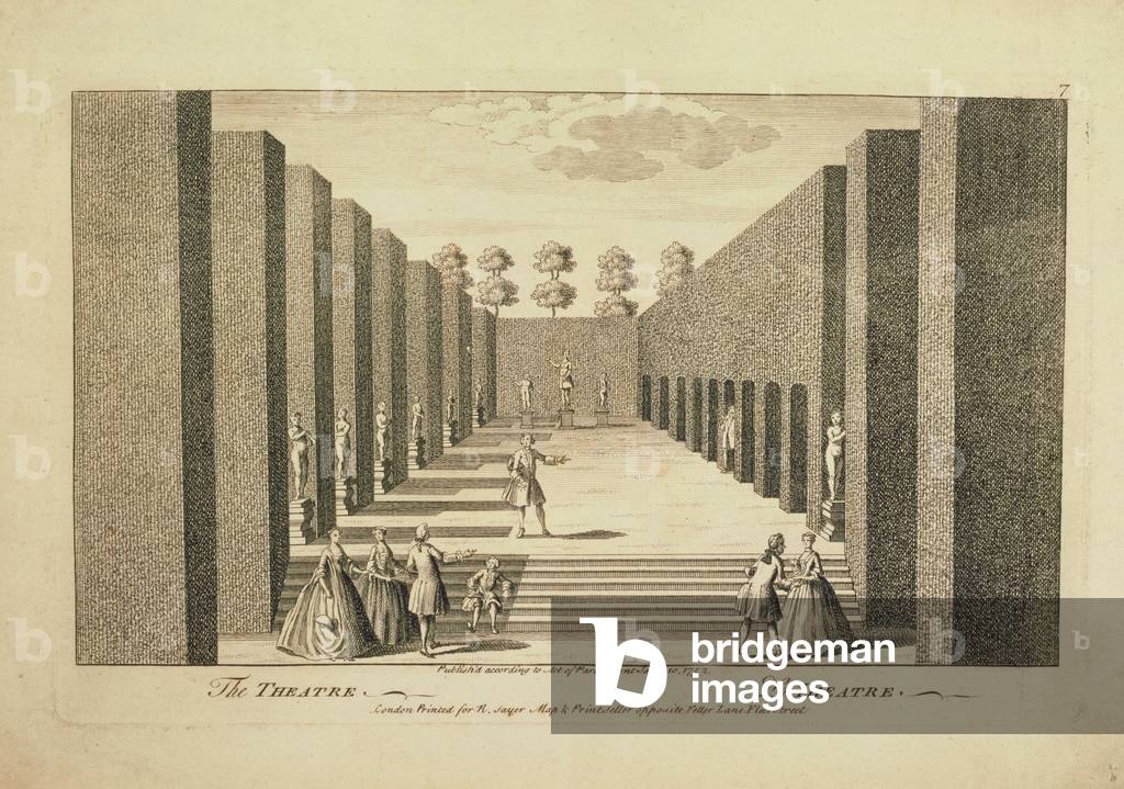 The Theatre, published in 1752 (engraving)