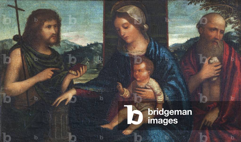 The Madonna and Child with Saint John the Baptist and Saint Jerome