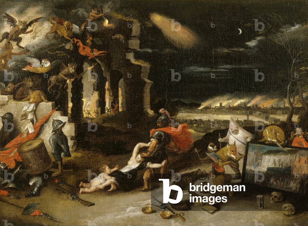Bild von Gemälde "Allegorie des Martyriums von Karl I. (öl auf leinwand)", 1649-1699 von Jan the Younger Brueg
