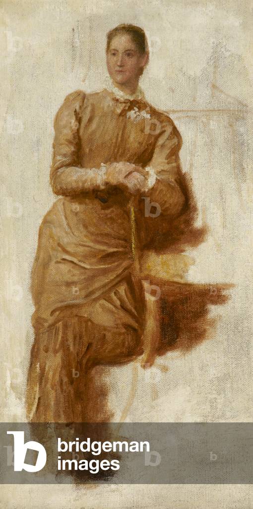 Study of a Lady leaning on a Chair
