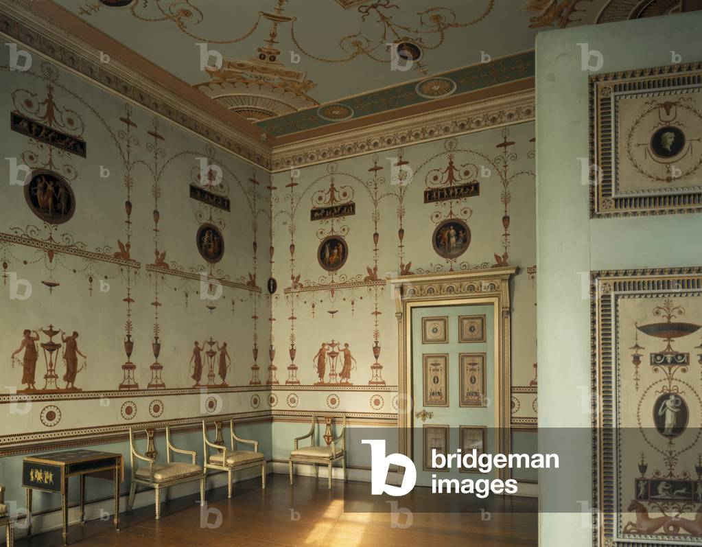 Interior of the Etruscan Dressing Room, Osterley Park (photo)