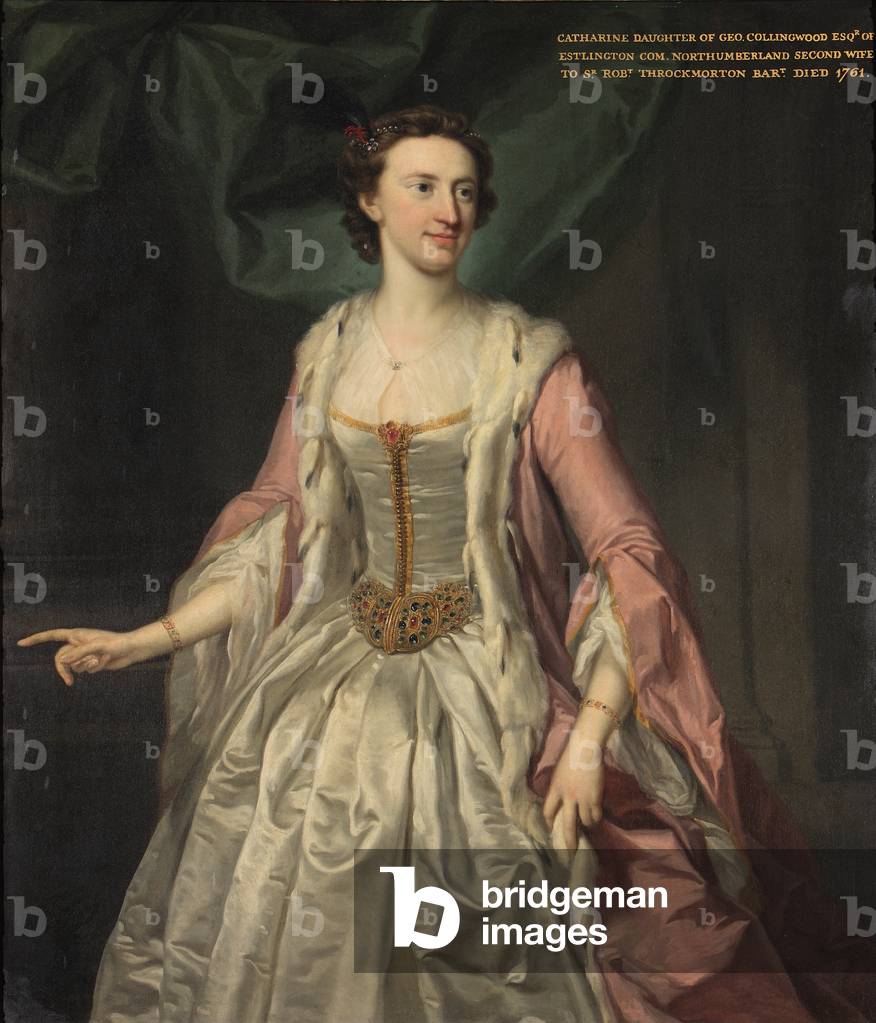 Catherine Collingwood, Lady Throckmorton (d.1761)