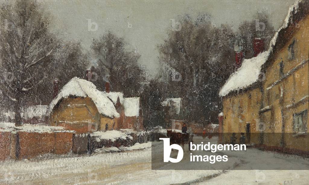 Chilton Foliat, near Hungerford (oil on canvas)
