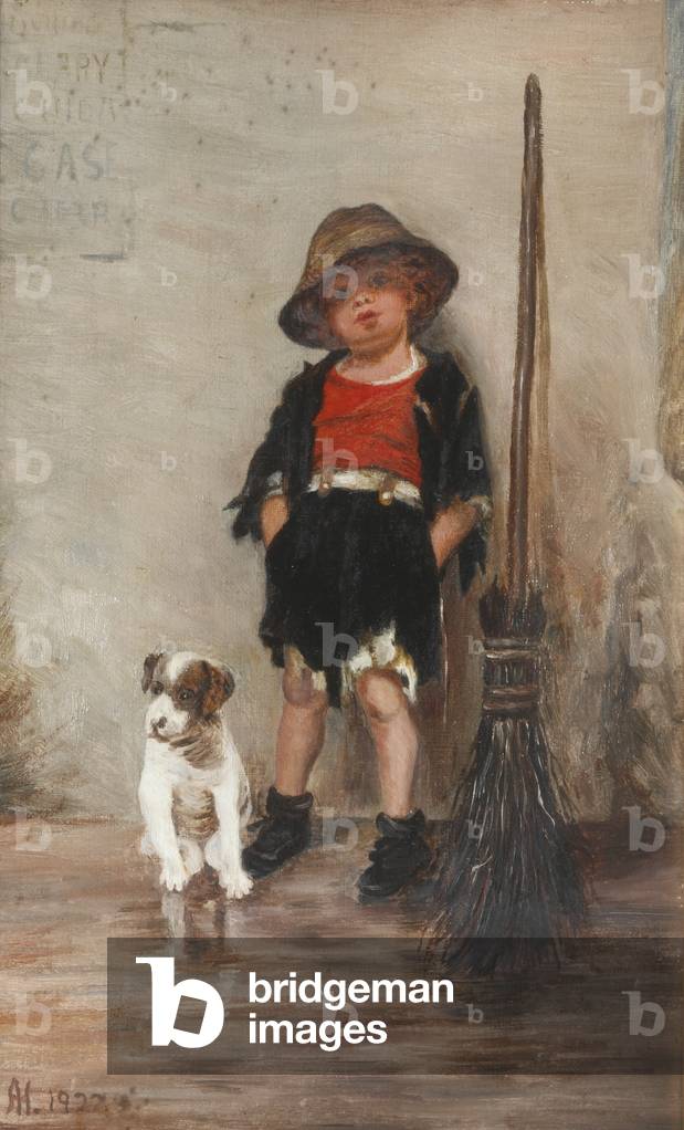 A Urchin Crossing-sweeper and his Dog